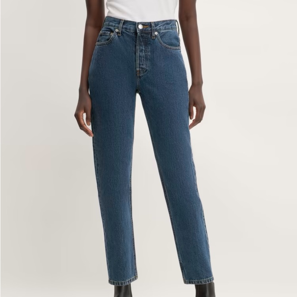 Everlane 90s Cheeky Jean size 23 Ankle in Blue Denim